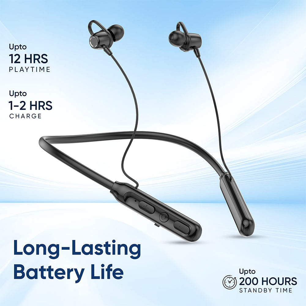 Aertek Cyclone Wireless Neckband Black