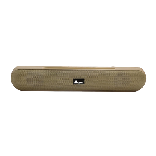Aertek FIREBEAT 20w Wireless BT SoundBar-Beige