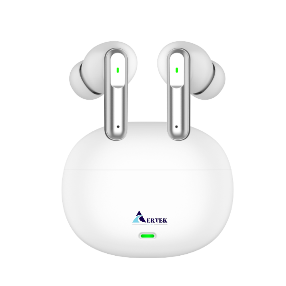 Aertek Airdopes 151 Earbuds White+ 4-in-1, 65W Cable (Combo)