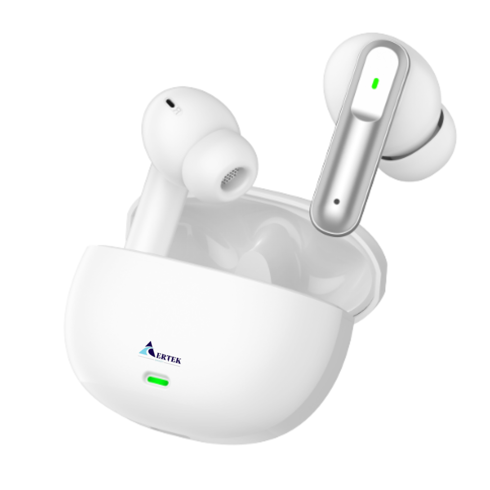 Aertek Airdopes 151 Earbuds White+ 4-in-1, 65W Cable (Combo)