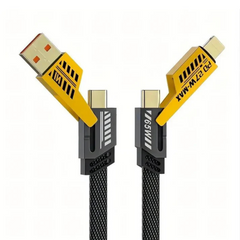 Aertek 4 IN 1, 65W Fast Charging Data Cable Black
