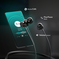 Aertek Sport BT Neckband - Black