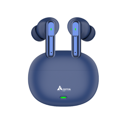 Aertek Airdopes 151 Earbuds Blue + 4-in-1, 65W Cable (Combo)