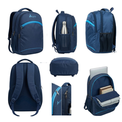 Aertek carryflow Laptop, Office & Travel Backpack-Blue
