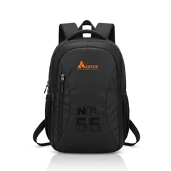 Aertek Shadow Laptop, Office & Travel Backpack with Rain Cover Included- Black