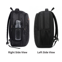 Aertek Shadow Laptop, Office & Travel Backpack with Rain Cover Included- Black